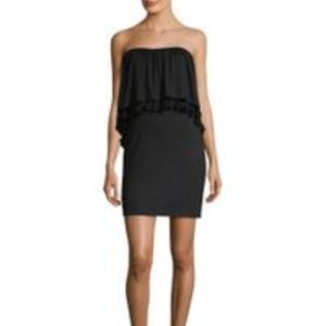 Trina Turk Black Strapless Bumble Mini Sz S NWT